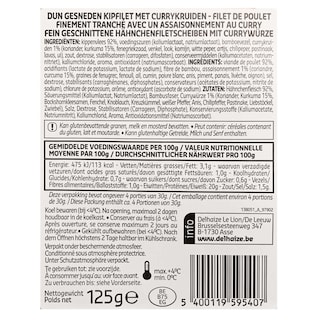 Delhaize | Emince filet poulet curry 125 gr