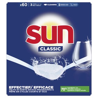 Sun | Vaatwastabletten | Classic | Regular 60 st