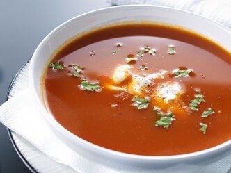 Soupe de tomate à l’indienne