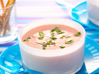 Vélouté bien frais aux tomates
