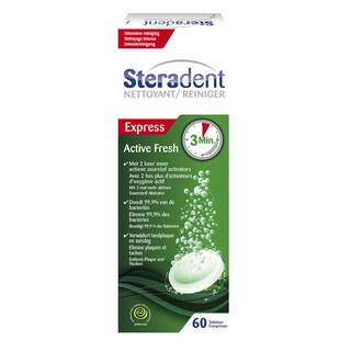 Steradent | Tabletten | Active fresh 