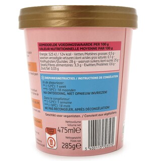 Delhaize | Sorbet | Framboos 