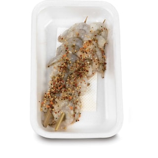 Delhaize | Crevettes | Tigrée | Brochettes 
