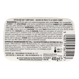 Delhaize | Salade de poulet curry | Maxi pack 