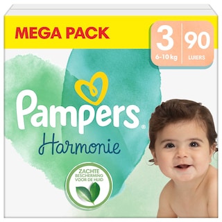 Pampers | Harmonie | Langes | Taille 3 | Mega pack 