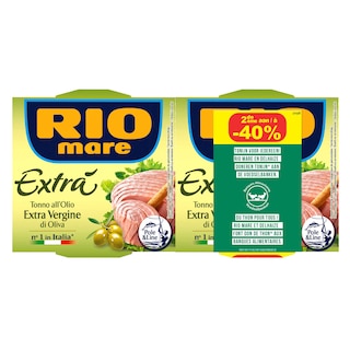 Rio Mare | Tonijn | Olijfolie Extra Virgin | 2de 40% 