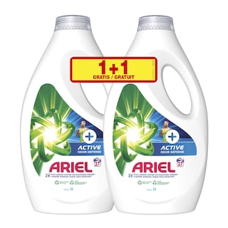 Ariel | Lessive| Liquide | + Active | 1,215L | 27DS | 1+1 