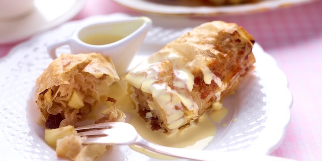 Ministrudels met appels