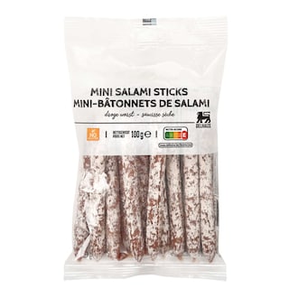 Delhaize | Droge worsten | Mini sticks 100 gr