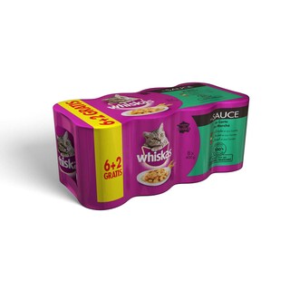 Whiskas | Aliment chat | Sauce 6+2 