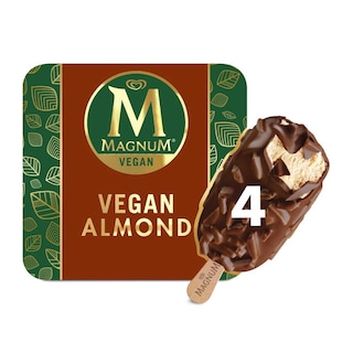 Magnum | Ijs | Multipack Almond Vegan | 4x90 ml 