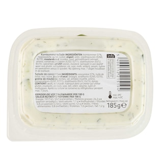 Delhaize | Salade de concombre 185 gr
