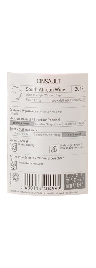 Afrique du Sud - Zuid-Afrika | Piekenierskloof | RSA Cinsault Rosé 