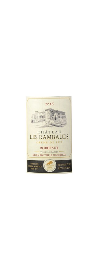 France - Frankrijk | Bordeaux - Bordeaux | Château Les Rambauds 2016 