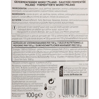 Delhaize | Salame milano 