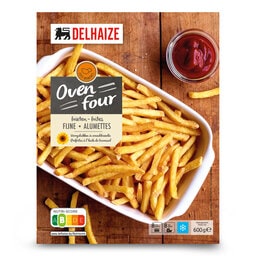 Frites allumettes au four