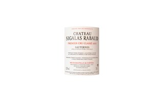 Chateau Sigalas Rabaud | Sauternes 1er Cru Classé | 2007 