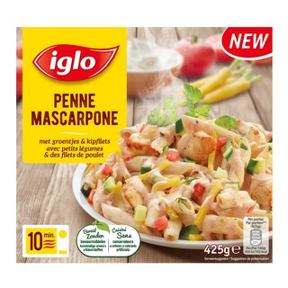 Iglo | Penne poulet sauce mascarpone 