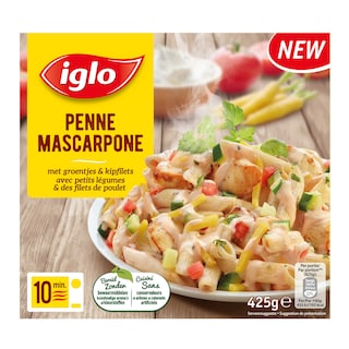 Iglo | Penne poulet sauce mascarpone 