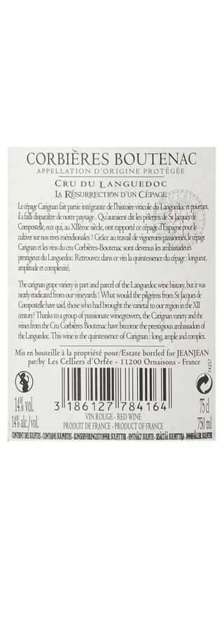 France - Frankrijk | Midi - Corbières Boutenac | La Résurrection d'un Cépage 11 Rouge 