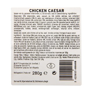 Foodmaker | Chicken ceasar salad 280 gr