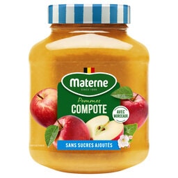 Materne | Compote | pommes | sans sucre 