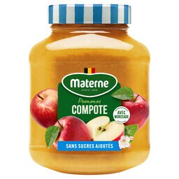 Materne | Compote | pommes | sans sucre 570 gr