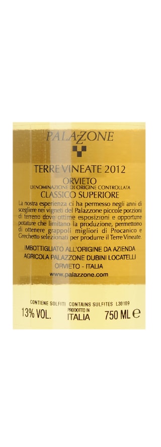 Italia - Umbria DOC | Palazzonne | Orvieto Classico Superiore 2012 Blanc 
