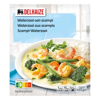 Delhaize | Waterzooi | Tijgergarnalen-Basmatirijst 