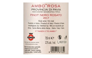 Italie - Italië | Lombardia - Pavia IGT | Ambo Rosa Pinot Noir Rosé 