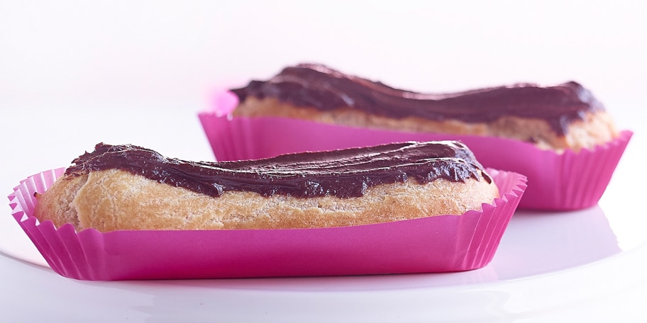 Chocolade-eclairs met grand cru pure chocolade