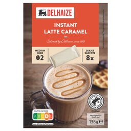 Delhaize | Café | Instantané | Sticks | Latte Caramel 