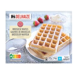 Delhaize | gaufres de bruxelles 4 p 320 gr