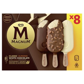 Magnum | Classic | Almond | White 8 x 10 cl