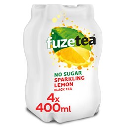 Fuze Tea | Pétillant | 4x0.4L | Citron | Non sucré