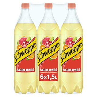 Schweppes | Agrumes | rPET 6 x 1,5 l