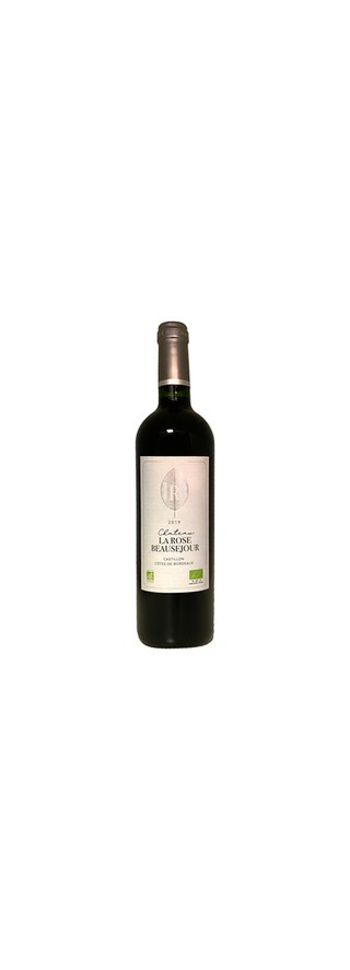 Chateau La Rose Beausejour | Castillon - Côtes de Bordeaux | Bio | 2019 