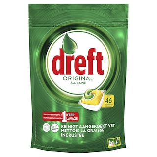Dreft | All in One | Tablettes lave-vaisselle | Citron 
