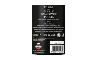 Italie - Italië | Puglia IGT | Torrae Del Sale Sangiovese Puglia Rouge 