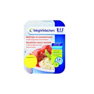 Weight Watchers | Boulettes | Sce tom | Purée brocoli | 3,8% 