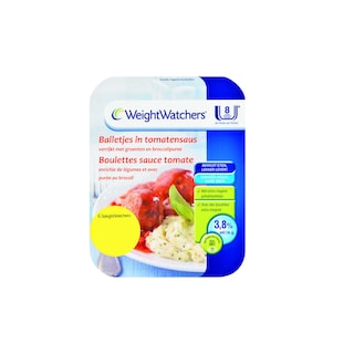 Weight Watchers | Boulettes | Sce tom | Purée brocoli | 3,8% 