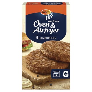 Mora | Hamburger | Oven & airfryer 4 x 90 gr