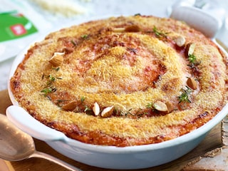 Hachis parmentier de luxe à l’huile de truffe et au grana padano