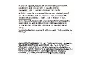 Delhaize | Papaja schijven 