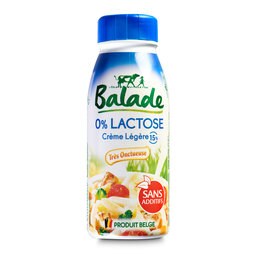 0% Lactose | Crème légère | 15% m.g.