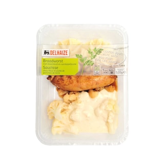 Delhaize | Saucisse | Chou-fleur | Purée 