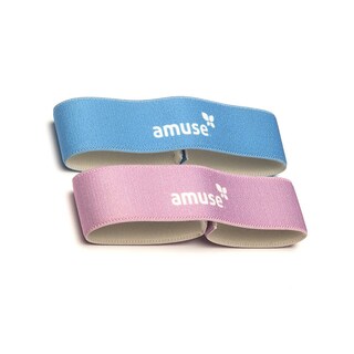Amuse basic | Elastiek | Brooddoos | Blauw | Roze 