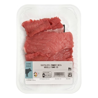 Delhaize | Bouilli | Boeuf | Sans os | Belge 