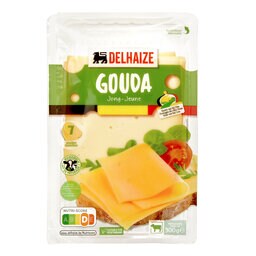 Delhaize | Gouda | Jeune | Tranches 300 gr