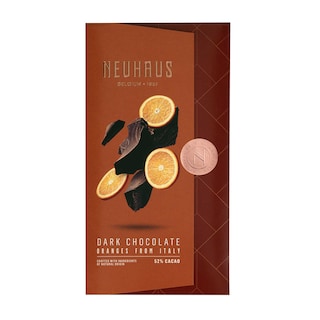Neuhaus | Tablette | Chocolat noir | Oranges confits | Fairtrade 